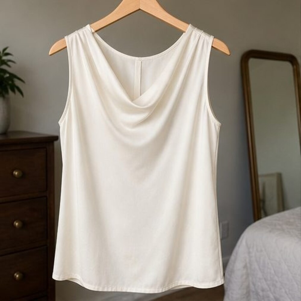 White Button Blouse